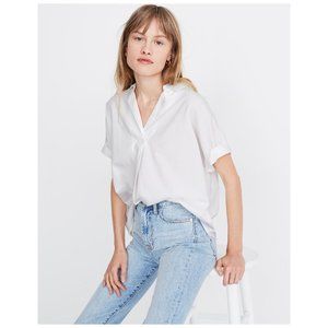 Madewell Park Popover Shirt Size XS (White)